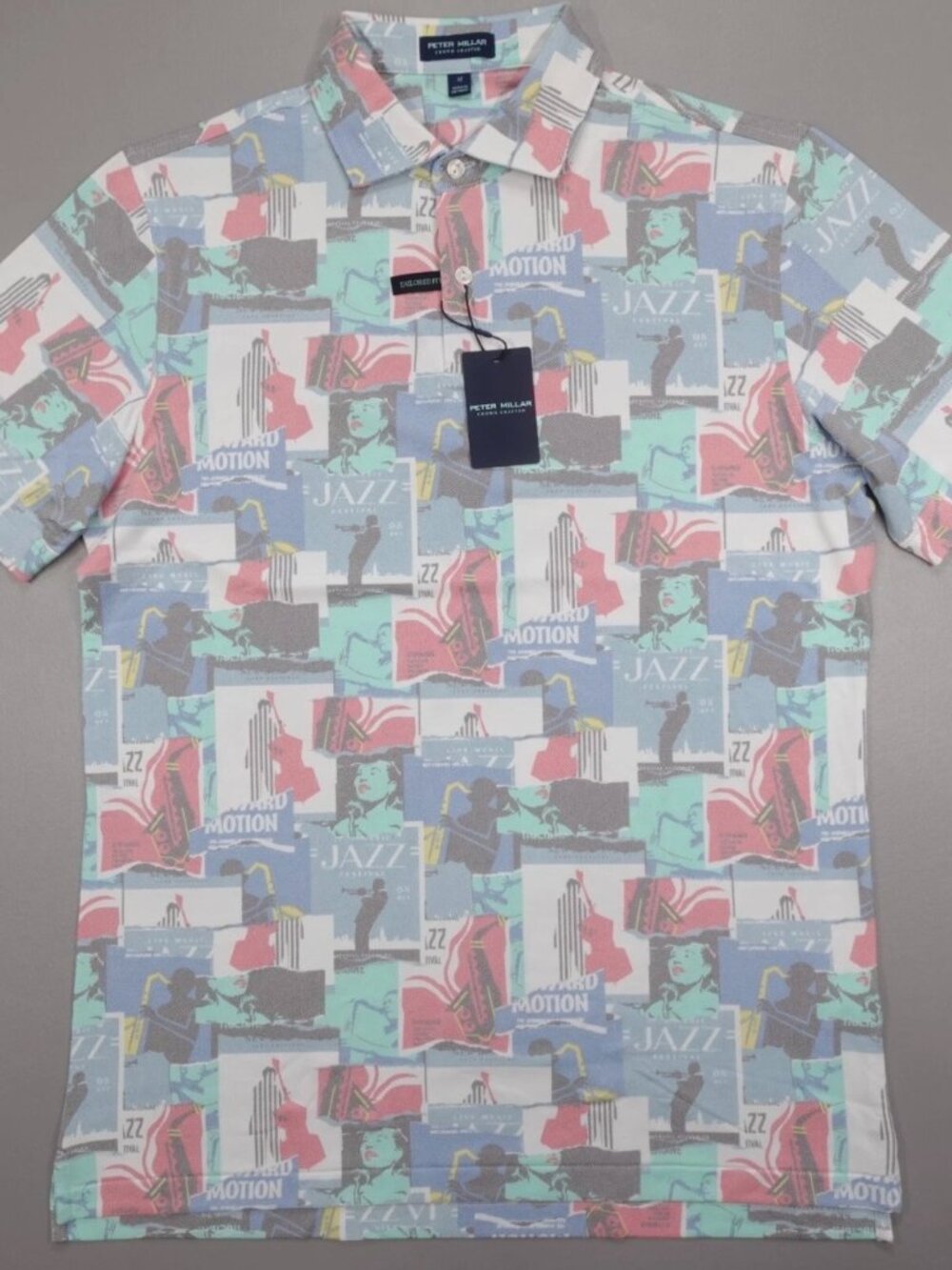 NWT Peter Millar Jazz Performance Pique Polo (Large)